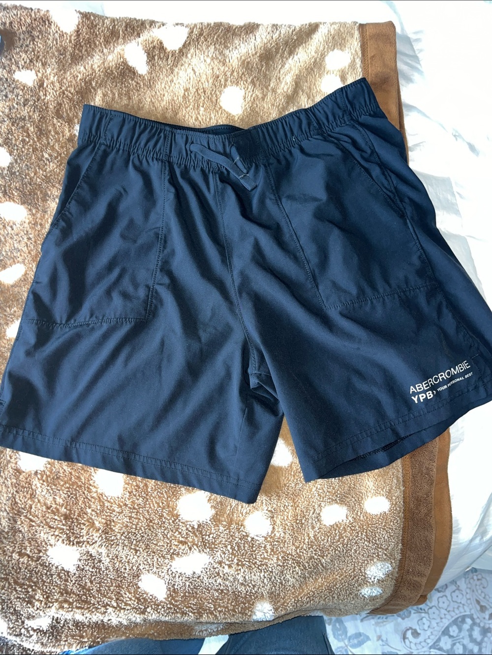 Abercrombie Kids YPB Activewear Athletic Shorts - Black Size 15/16